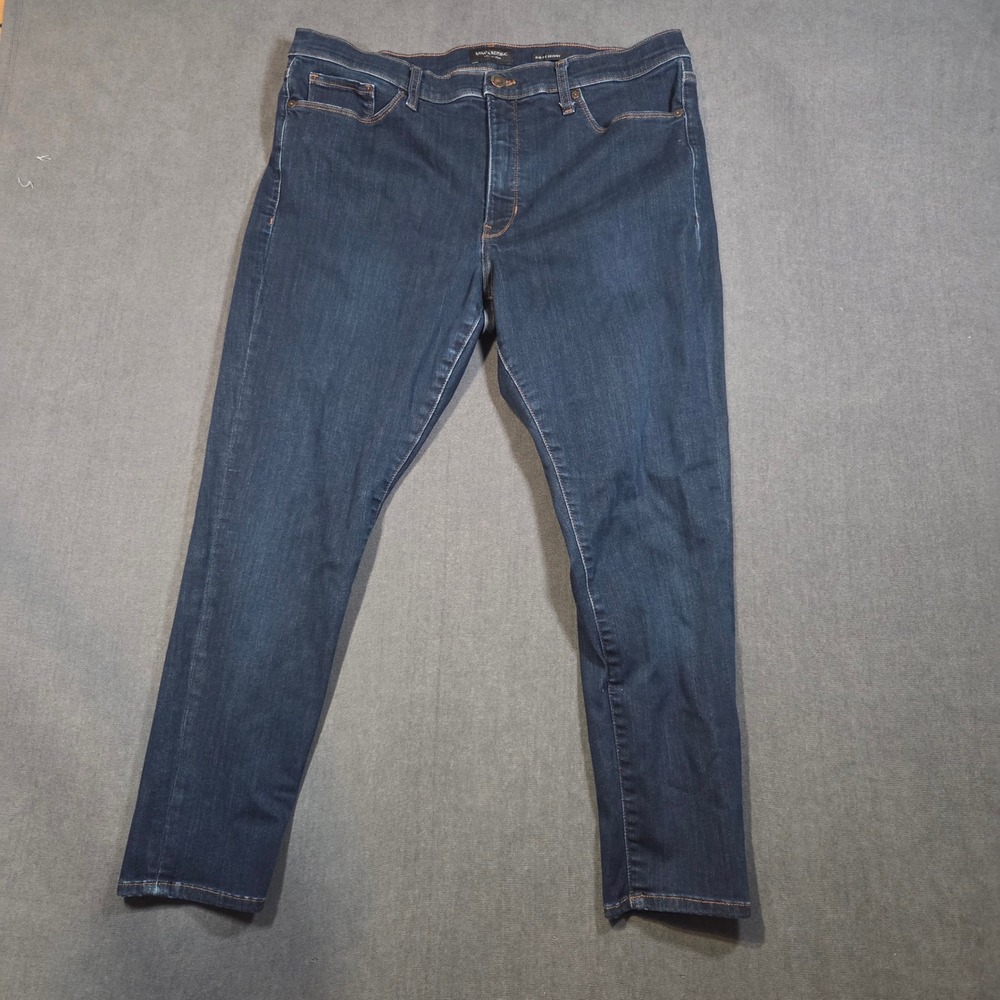 Banana Republic Jeans Womens 33 Blue Mid Rise Skinny Premium Denim Lena Wash